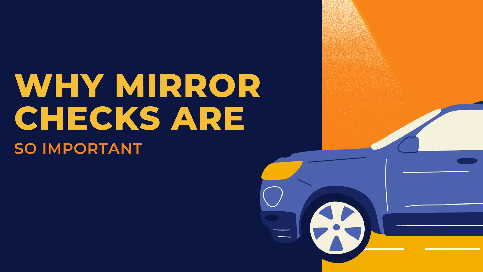 Car side mirror check