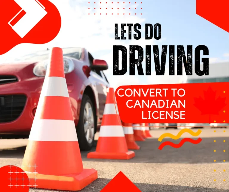 How do you convert your international driving license into a Canadian one?