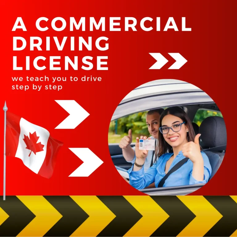 How do I get a commercial driving license in Canada?