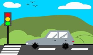 traffic obedience illustration free vector