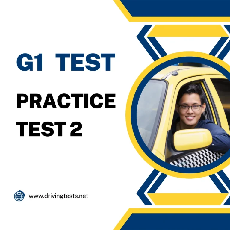 G1 Practice Test 2