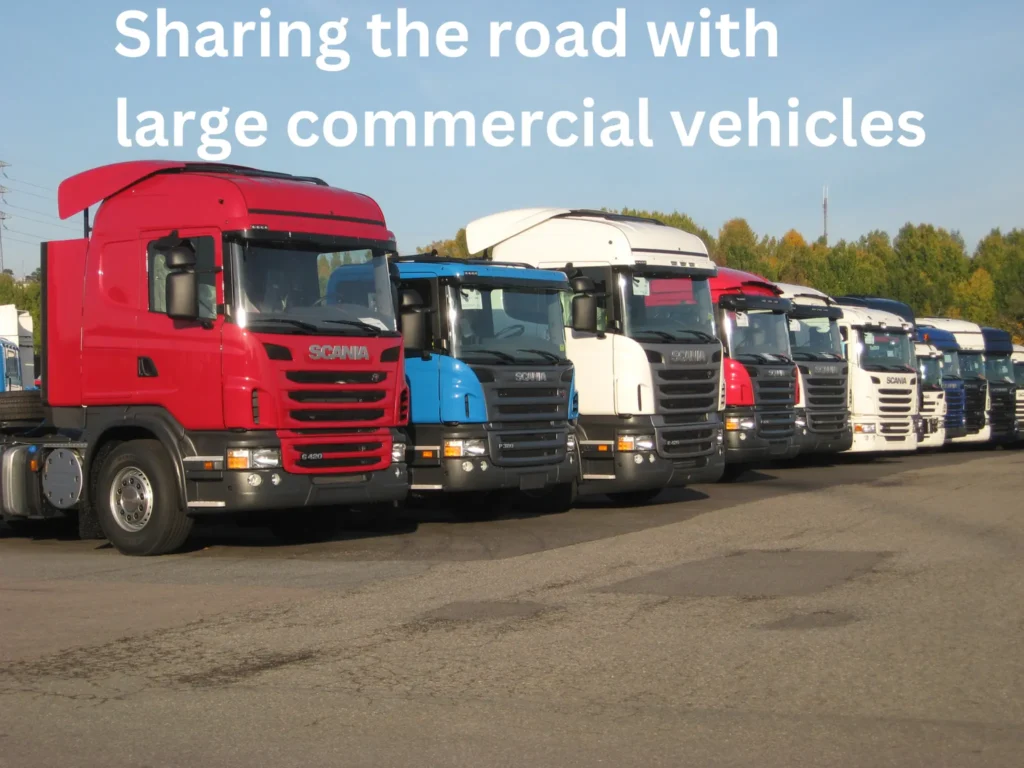 Sharing the road with large commercial vehicles