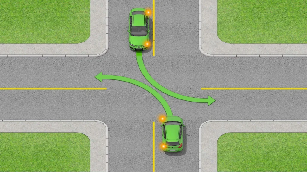Uncontrolled intersections